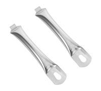 IMIKEYA 2 Pièces Poignée pour Plaque de Diffusion de Chaleur Adaptatrice pour Plaque à Induction Acier Inoxydable avec Pince pour Chauffante