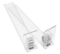 IMIKEYA 2 Pièces Présentoir à Cigarettes en Acier et Plastique | Design Transparent, Visibilité du Stock, Installation Facile, pour Boîtes et Petits Articles en Rayon
