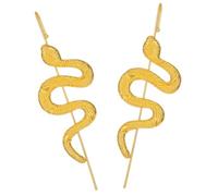 IMIKEYA 2 pièces Snake Ear Cuff Clip Lightweight Piercing Earrings For Women Simple Sophisticated Design Stainless Steel Look Comfortable Fit