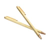 IMIKEYA 2 pièces Tiges de Radiesthésie Cuivre Robustes Tiges Sourciers Portatives Flexibles pour Détection Extérieure Outil Professionnel pour Exploration des Veines Eau