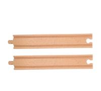 IMIKEYA 2 Pièces Voie Ferrée en Bois Accessoires De Trains Ensemble De Jeu De Piste De Voiture Puzzle De Construction Jouets Spatiaux Table De Train De Piste De Voiture Khaki