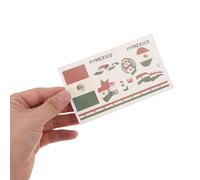 IMIKEYA 20 Autocollants Temporaires Drapeau Mexicain Petits Tatouages Temporaires Imperméables Hypoallergéniques et Doux Peau pour Fête Matchs de Football et Célébrations Patriotiques