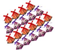 IMIKEYA 20 Pièces Boîte à Bonbons en Papier Orange pour Halloween, Coffret de Rangement Réutilisable pour Friandises et Petits Objets, pour Garçon et Filles