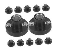 IMIKEYA 20 Pièces Douilles de Lampe à Vis pour Expériences Électriques Bases Ronde Miniatures pour Projets de Circuits Physiques et