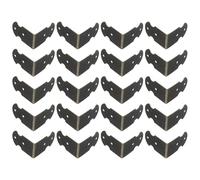IMIKEYA 20 Pièces Équerres D'angle Robustes en Fer Style Vintage pour Protection et Fixation de Coins de Boîtes en Bois, Pratiques et Décoratives