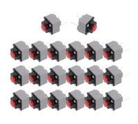 IMIKEYA 20 pièces Interrupteur Souris Filaire Silencieux Micro Switch Tactile Compact Bouton Poussoir Silencieux Vertical pour Gaming et Bureau et Réactif