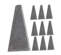 IMIKEYA 20 pièces Lot de Cales Métalliques Acier Haute Teneur pour Installation et Renfort de Poignée de Marteau et Hache Outils de Remplacement Robustes pour Bricolage et Jardinage