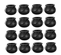 IMIKEYA 20 pièces Lot de Mini Chaudrons Noirs Forme de Chaudron de avec Poignée Seaux à Bonbons pour Garçon Fille Décorations Halloween pour Fête Anniversaire et Trick Treat