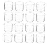 IMIKEYA 20 Pièces Mini Coupe De Mousse Tasses à Café Miniatures Mini Tasse De Service Mini Gobelet à Boisson Petite Tasse à Thé Tasse De Simulation Miniature Transparent Plastique