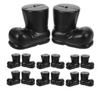 IMIKEYA 20 Pièces Miniature Santa Claus Boots Tiny Santa Festival Shoes for Dollhouse DIY Crafts Christmas Ornaments and Holiday Table Decor