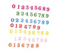 IMIKEYA 200 Pièces Éducatifs Bois pour Garçon Fille Blocs Cognitifs Numériques Colorés pour Apprentissage de Mathématiques et Développement de Compétences Manuelles