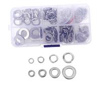 IMIKEYA 200 pièces Kit Rondelles Acier Inoxydable Ultra-minces Rondelles Plates et Résistantes Corrosion pour Applications Électriques Automobiles et Marines