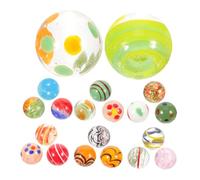 IMIKEYA 20pièces Billes De Décoratives Rondes pour Aquarium Jeux Garçon Fille Décoration De Jardin Table Couleurs Assorties