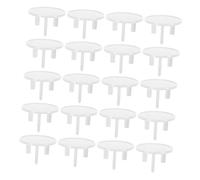 IMIKEYA 20pièces Cache-prises De Sécurité Pour Garçon Fille Protection Les Chocs Électriques Installation Rapide Sans Outils Compatibles Prises Électriques Du Royaume-uni Prévention