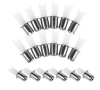 IMIKEYA 20pièces Têtes de Coupe pour Poils de Nez Électriques Lames de Rechange pour Tondeuses de Nez Accessoires Entretien pour Hommes