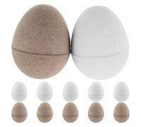 IMIKEYA 24 œufs de Pâques en Papier - Œufs Vierges à remplir et à Peindre soi-même, décorations de Pâques Vierges pour Les fêtes, Le Rembourrage de paniers, Les activités Scolaires