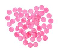 IMIKEYA 25 pièces Boules de Loterie Creuses Ouvertes Rose Capsules Vides pour Machine à Gumball Accessoires pour Jeu de Tirage Fête de Noël et Anniversaires