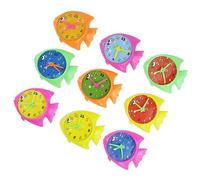 IMIKEYA 25 Pièces Montre Murale Éducative de Apprenant pour Garçon Fille à Assembler Couleurs Aléatoires pour Garçons et Filles Couleur Aléatoire