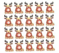 IMIKEYA 25Pcs Boîtes à Bonbons Élan De Noël - Décorations Festives en Sucre pour Fête d'anniversaire Et Noël Élan Vert