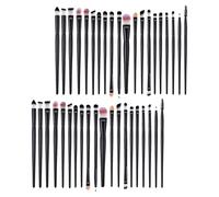 IMIKEYA 2ensembles Pinceaux pour Fard à Paupières Pinceaux de Maquillage pour Yeux Outils Estompage Mélange pour Voyages et Quotidien
