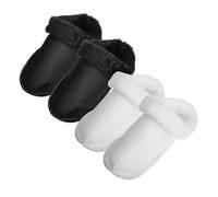 IMIKEYA 2paires Semelles Intérieures Douillettes Pour Bottes Et Sabots Inserts Amovibles Peluche Pour Hiver Accessoires Chauds Et Confortables Pour Femmes