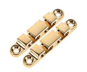 IMIKEYA 2pcs Guide-cordes de Basse Électrique en Métal Or avec Vis de Montage, Accessoires pour Guitare Électrique, Empêche la Désaccordage, Améliore la Précision pour Concerts