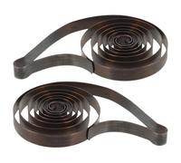 IMIKEYA 2pcs Ressorts Métalliques en Acier pour Mécanisme de Mouvement Horloge Mécanique Vintage, Accessoires Polyvalents pour Réparation et Projets DIY D'horloges