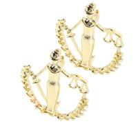 IMIKEYA 2pièces Broche Dorée Forme de Balance Lot de Épinglette Métal pour Chemise Robe Badge Avocate Conseillère Juridique