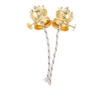 IMIKEYA 2pièces Brûleur De Lampe à Huile Kérosène Vintage Alliage De Zinc avec Mèche Intégrée Lot de Remplacement Pratique pour Lampes à Pétrole Anciennes