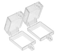 IMIKEYA 2pièces Couvercle De Protection Pour Interrupteur à Bascule De Bateau Housse De Protection Étanche Pour Interrupteur Éclairage Lot Adhésif