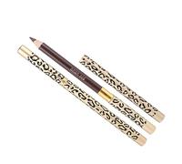 IMIKEYA 2pièces Crayon Sourcils Double Embout Léopard Avec Brosse Maquillage Naturel Longue Tenue Palette Café Portable Professionnel