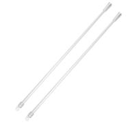 IMIKEYA 2pièces Crochet De Tringle à Rideaux Transparent Tige Inclinable pour Stores Verticaux Baguette De Rechange avec Poignée Accessoire pour Fenêtre