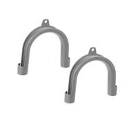 IMIKEYA 2pièces Crochet De Tuyau Forme De u Pour Machine à Laver Support Pour Tuyau Évacuation Clip De Pour Positionnement Fiable