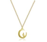 IMIKEYA 2pièces Lot De Colliers Femme Avec Pendentif Lapin Lune Chaîne Fine Pour Collier Vintage Bijoux Pour Pendentif Femme