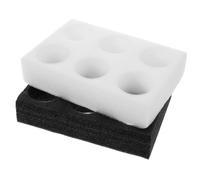 IMIKEYA 2pièces Support Tasse Bureau Mousse Perlée Porte-gobelets Boissons Isolant pour Boissons Chaudes Et Froides Accessoire Pratique De Transport pour Thé Café Lait Et à Emporter