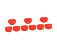 IMIKEYA 3 Ensembles Jeu de médiator pour Guitare médiators pour Guitare Acoustique étui pour médiators Prendre Accessoires de Guitare Pratiques médiators en Silicone Gel de silice Rouge