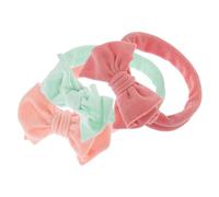 IMIKEYA 3 Pièces Bow Hairband Bandes Bébé Arc Noeud Bandeaux Bébé Fille Tresser Rose Pipi Accessoires De Cheveux Noir Pour Arc De Bandeau Enfant En Âge Noué Nourrisson Nylon