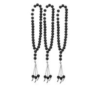 IMIKEYA 3 pièces Bracelet de Perles de Prière Islamique pour Hommes et Femmes Accessoire Portable et Élégant Fabrication pour et Spiritualité