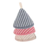 IMIKEYA 3 Pièces Cache-Pot Isolé Poignée De Casserole Maniques pour Bouchon De Pot Triangle Couvercles De Marmite Capuchon De Poignée De Pot Anti-brûlure Pince à Pot Coton