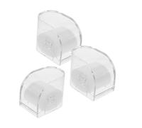 IMIKEYA 3 Pièces Étui de Montre Transparent malette Rangement présentoir à Bijoux Regarder Un Rack d'affichage