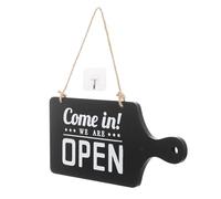 IMIKEYA 3 Pièces Plaque de Porte Double Face Rétro Panneau Ouvert Fermé à Usure Décor Boutique Pratique et