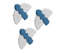 IMIKEYA 3 Pièces verrouillage de sécurité serrures à l'épreuve des enfants bouchon de fenêtre serrure de porte en verre serrure de fenêtre coulissante serrure de sécurité pour bébé Bleu