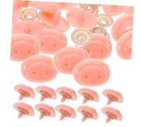 IMIKEYA 30 Ensembles Accessoires pour Nez de Cochon Nez de Cochon pour poupées DIY Nez de Cochon pour de Cochon décors de Nez de Cochon Nez de poupée Plastique Rose
