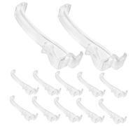 IMIKEYA 30 Pièces Clips De Cantonnière pour Stores à Coulisse Invisible Clips Transparents pour Lambrequin Support De Fixation pour Stores Verticaux Accessoires pour Rideaux