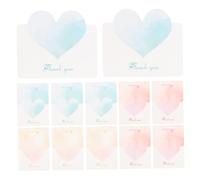 IMIKEYA 30pièces Cartes De Remerciement Coeur Cartes De Pour Anniversaire Naissance Mariage Et Diplôme Pour Petites Entreprises Et Célébrations Spéciales