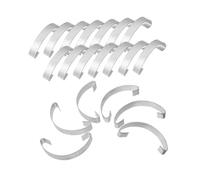 IMIKEYA 30pièces Crochet pour Porte De Cage Fil Acier Lot pour Équipement Élevage Fixe Et Pratique pour Cage à Poules Et à Cailles