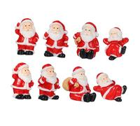 IMIKEYA 36 Pièces Micro Ornements de Noël Christmas Figurine Pere Noel Miniatures de Noël gâteau de Noël décor Decoration Gateau Statuette du père noël Micro Paysage de noël