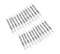 IMIKEYA 36pièces Bougies à Imprimé Vache pour Gâteau Anniversaire Décorations De Fête Cowgirl Uniques Boîte De Bougies Blanches