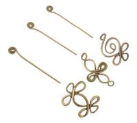 IMIKEYA 3pièces Epingle Cheveux Chinoise Alliage Epingle Cheveux Viking Retro Accessoire Coiffure Mariage Chinois Style Ancien