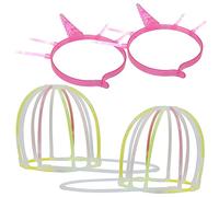 IMIKEYA 4 Ensembles Kit de Fabrication de Chapeaux Diadèmes Diy de Bâtons Fluorescents pour Accessoires pour Événements Festifs Activités Manuelles